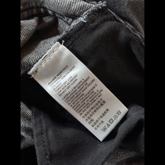 BDG Urban Outfitters Jeans 24 Womens Gray Cowgirl Straight Charcoal Denim - Picture 9 of 11